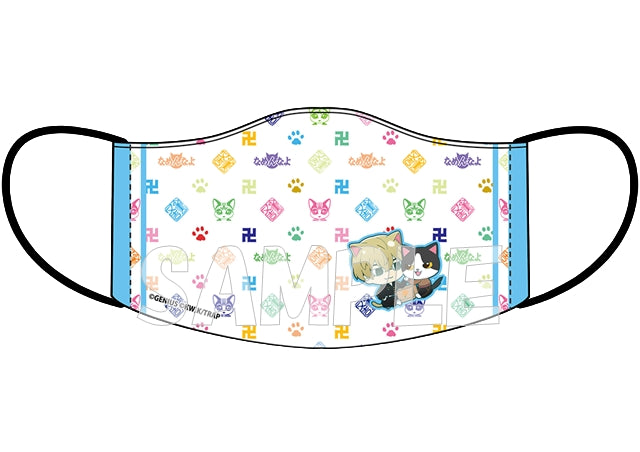 東京リベンジャーズ×なめ猫 マスクカバー 松野千冬&クロスケ【お取り寄せ商品】