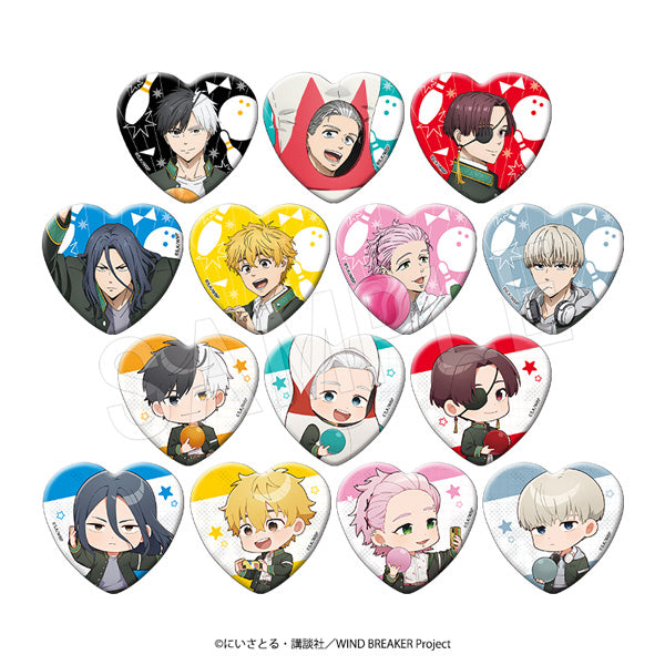 【Box/14】WIND BREAKER トレーディングハート缶バッジ ROUND1Ver.【予約商品】