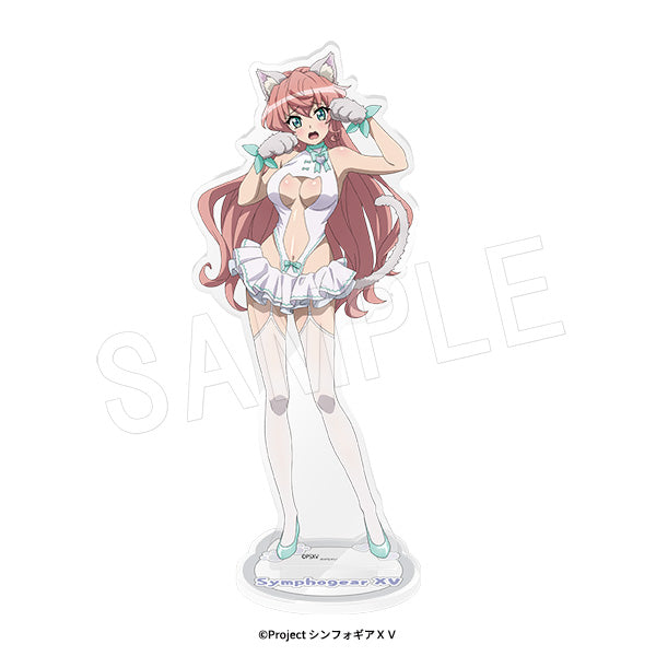 戦姫絶唱シンフォギアXV【マリア・カデンツァヴナ・イヴ】特大アクリルフィギュア 戦姫絶唱シンフォギアXV アクリルスタンド 猫Ver. マリア