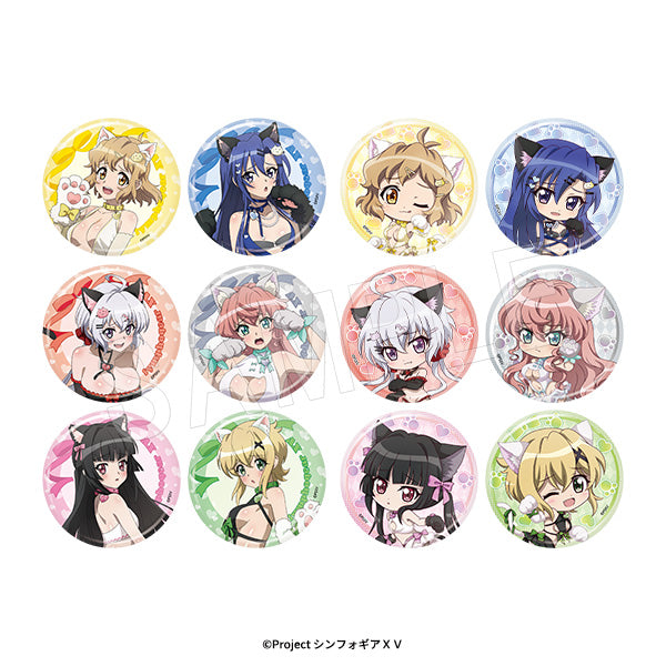 【Box/12】戦姫絶唱シンフォギアXV トレーディング缶バッジ 猫Ver.【予約商品】
