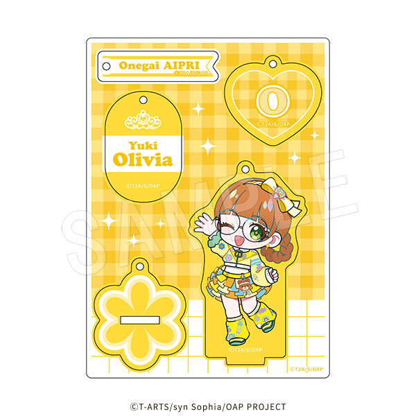 おねがいアイプリ ミニキャラアクリルスタンドキーホルダー おりびあ【予約商品】