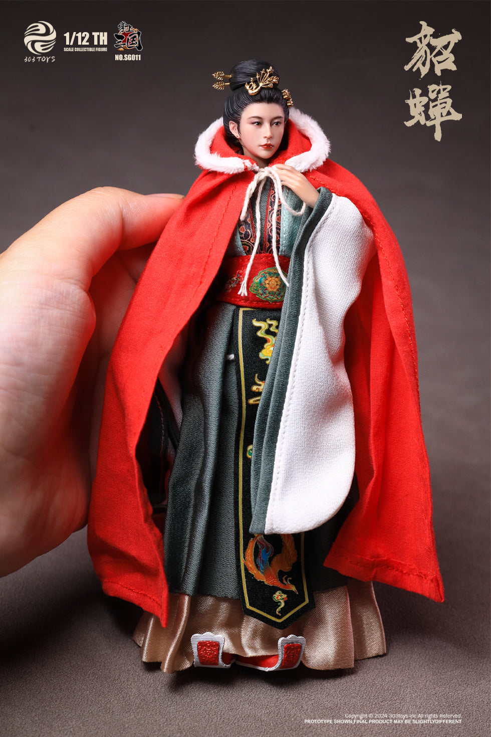 303TOYS 掌中三国志 SG011 貂蝉(ちょうせん) 1/12スケール可動フィギュア【予約商品】