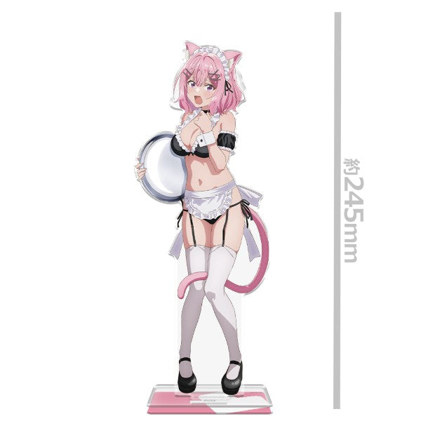 わたしが恋人になれるわけないじゃん、ムリムリ!(※ムリじゃなかった!?) BIGアクリルキャラスタンド 甘織れな子 猫耳水着メイドVer. 描き下ろし【予約商品】