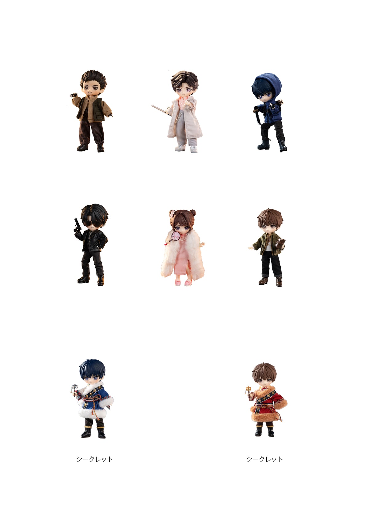 【Box/6】WALOSEEK 盜墓筆記(とうぼひっき) 宝探しのきらめく時間 トレーディングドール【予約商品】