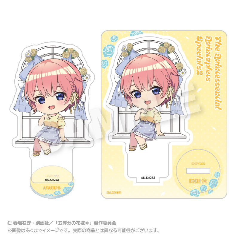 五等分の花嫁* ミニキャラアクリルマスコット 水玉パステルVer. 中野一花【予約商品】