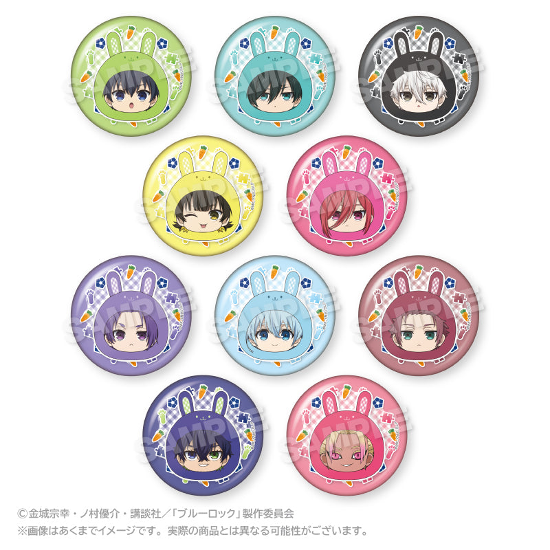 ブルーロック　潔世一　マズル　Rabbit　缶バッジ Box/10】ブルーロック トレーディングまるめいつ缶バッジ うさぎVer