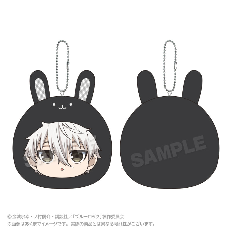 ブルーロック まるめいつクッションキーホルダー うさぎVer. 凪誠士郎