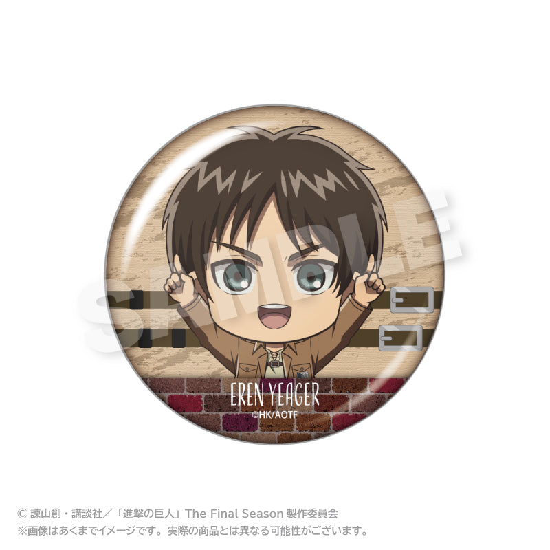 進撃の巨人 ぽいんつ缶バッジ エレン・イェーガー【予約商品】