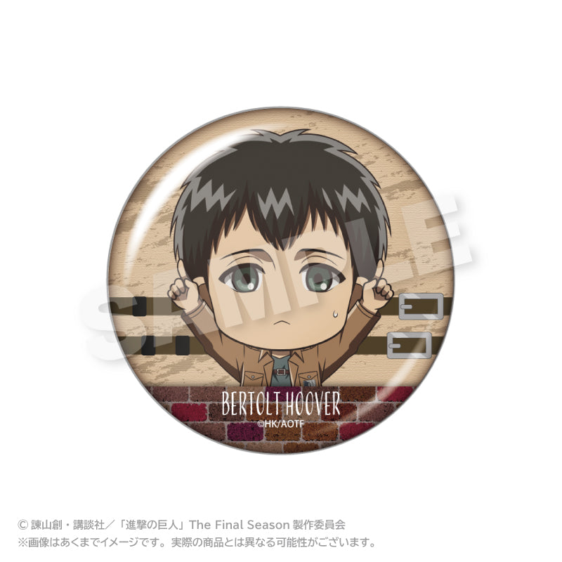 進撃の巨人 ぽいんつ缶バッジ ベルトルト・フーバー【予約商品】