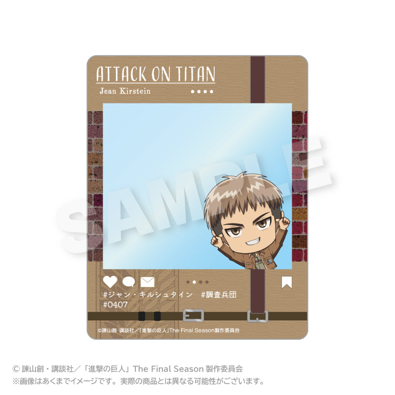 進撃の巨人 SNS風カード ぽいんつVer. ジャン・キルシュタイン【予約商品】