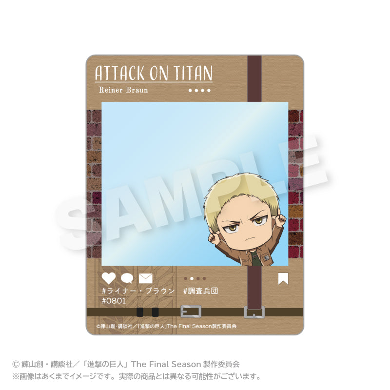 進撃の巨人 SNS風カード ぽいんつVer. ライナー・ブラウン【予約商品