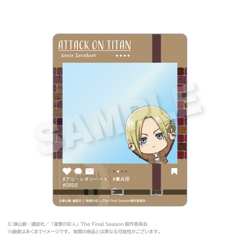 進撃の巨人 SNS風カード ぽいんつVer. アニ・レオンハート【予約商品】