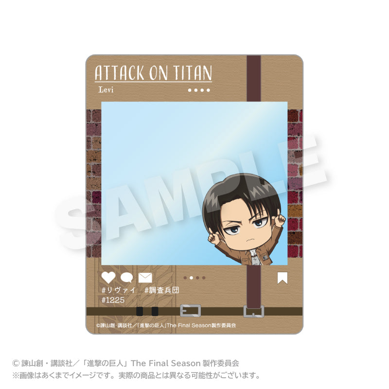 進撃の巨人 SNS風カード ぽいんつVer. リヴァイ【予約商品】