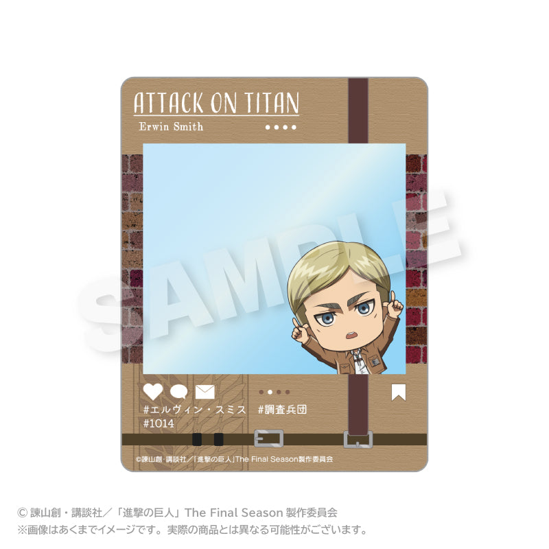 進撃の巨人 SNS風カード ぽいんつVer. エルヴィン・スミス【予約商品】