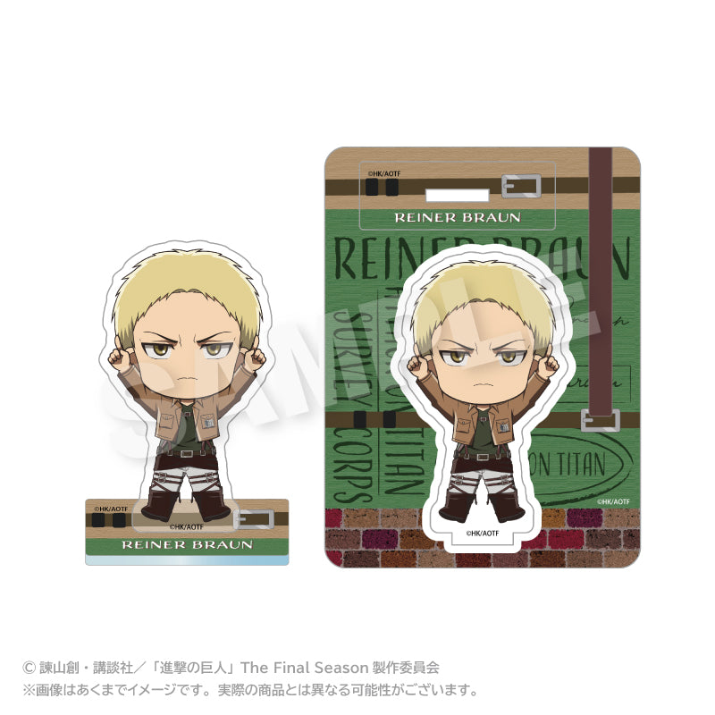 進撃の巨人 ぽいんつアクリルマスコット ライナー・ブラウン【予約商品】