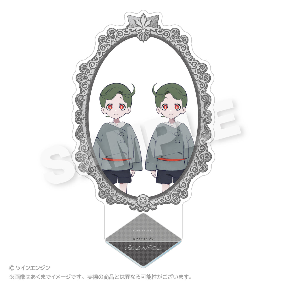 THE RIBBON HERO リボンヒーロー 額縁風アクリルスタンド チック&タック【予約商品】