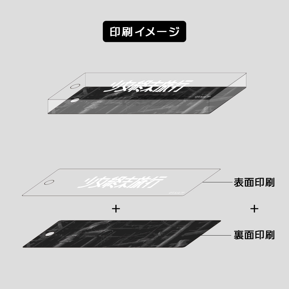 少女終末旅行 アクリルキーホルダー ロゴ【予約商品】