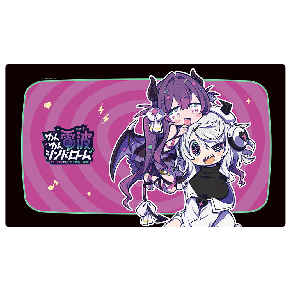 ゆんゆん電波シンドローム 描き下ろしラバーマット Qちゃん&ゆんゆん