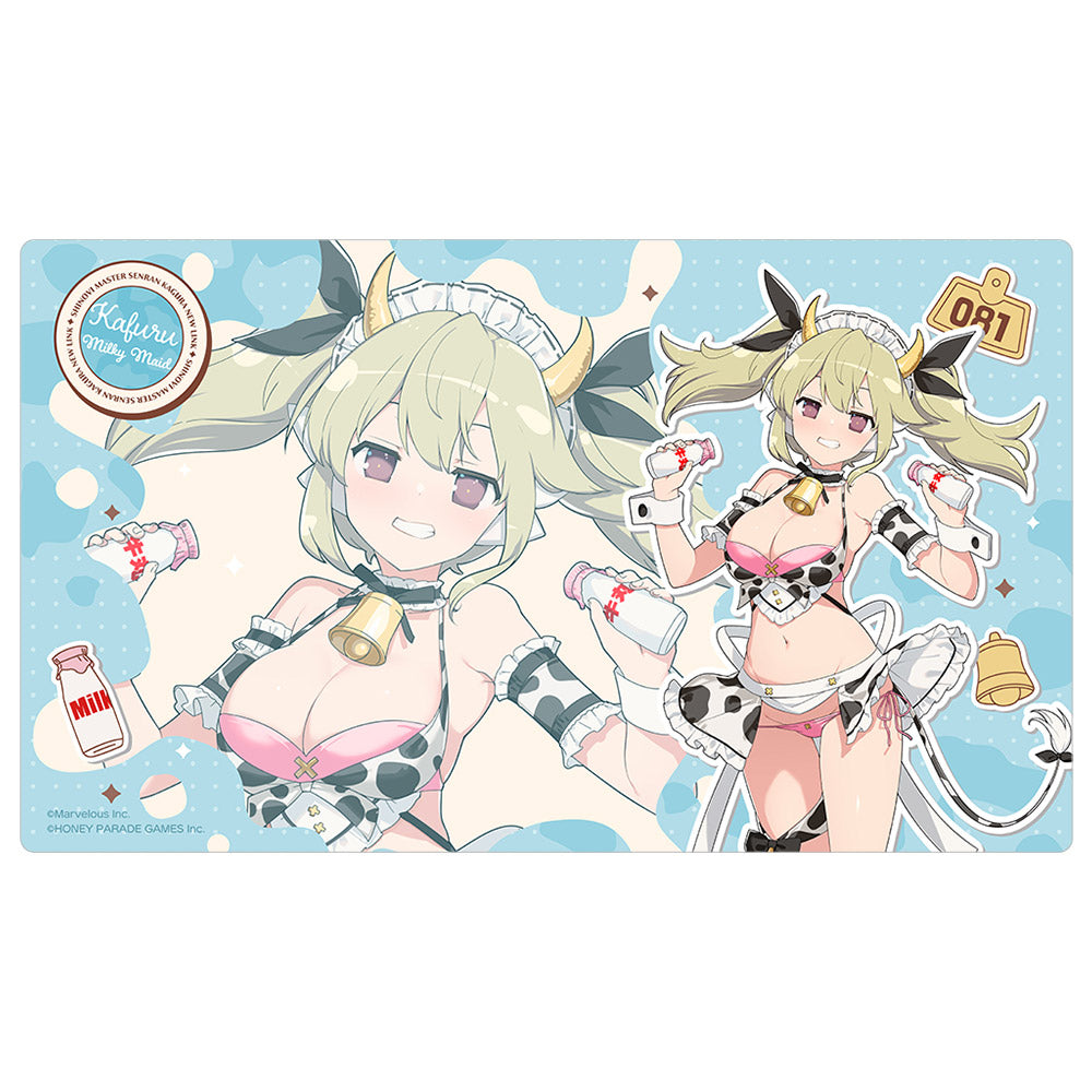シノビマスター 閃乱カグラ NEW LINK 描き下ろしラバーマット 華風流/ミルキーメイド【予約商品】