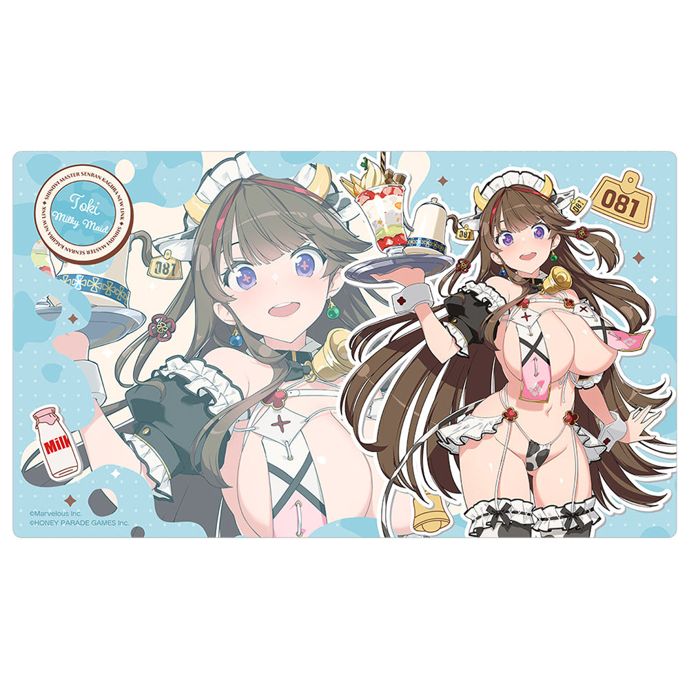 シノビマスター 閃乱カグラ NEW LINK 描き下ろしラバーマット 鴇/ミルキーメイド【予約商品】