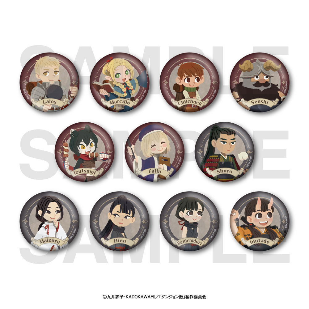 Box/11】ダンジョン飯 トレーディングメタリック缶バッジ Art by