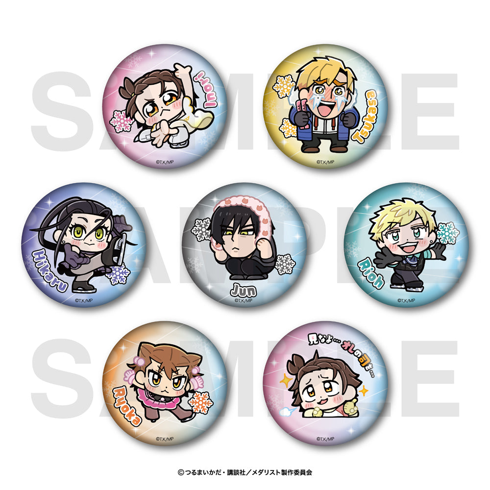 【Box/7】メダリスト×大川ぶくぶ トレーディングメタリック缶バッジ【予約商品】
