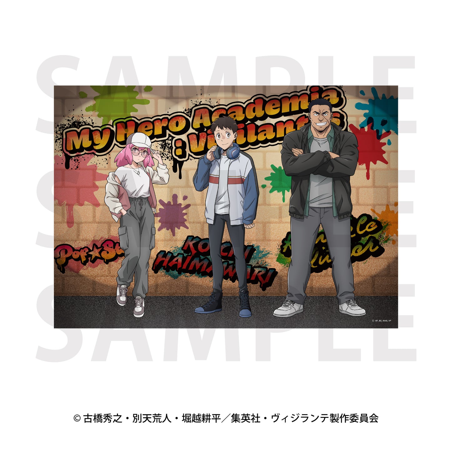 ヴィジランテ -僕のヒーローアカデミア ILLEGALS- ストリートファッションスタイル キャンバスボード【予約商品】