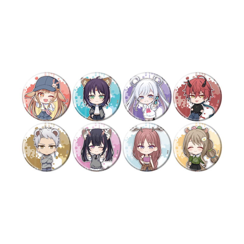 【Box/8】缶バッジ 超かぐや姫! 02 ミニキャライラスト