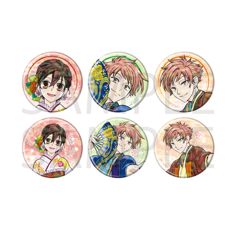 【Box/6】ホログラム缶バッジ(57mm) 桜蘭高校ホスト部 01 描き下ろしイラスト【予約商品】