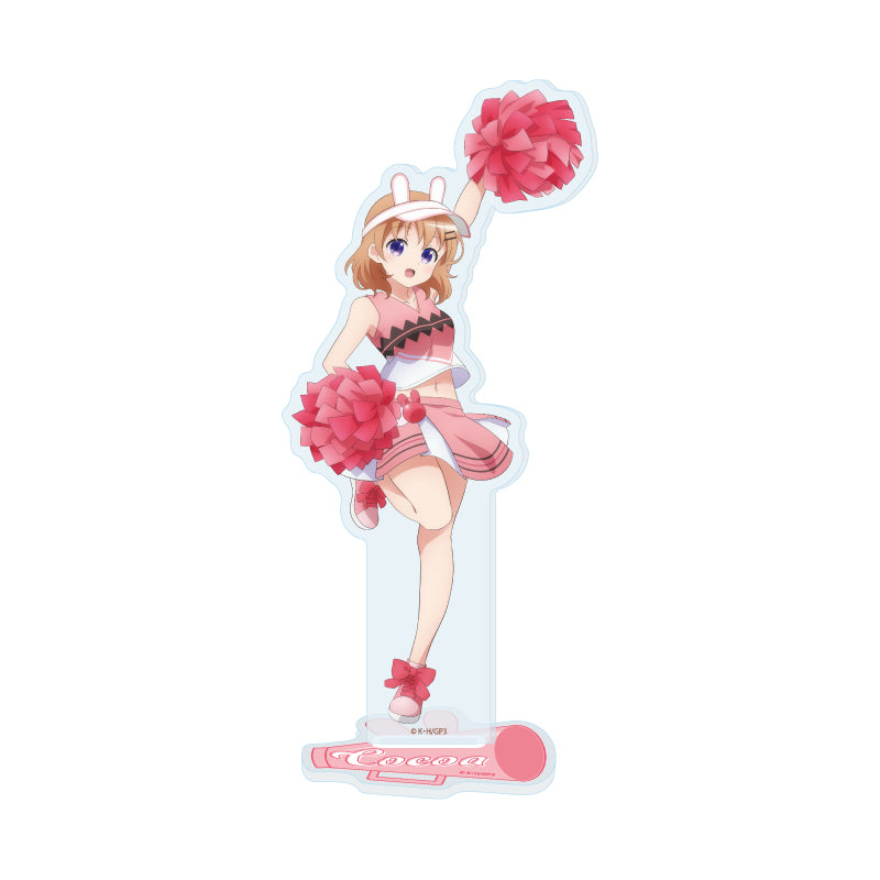 アクリルスタンド ご注文はうさぎですか? BLOOM 30 ココア チアリーダーVer.(描き下ろしイラスト)【予約商品】