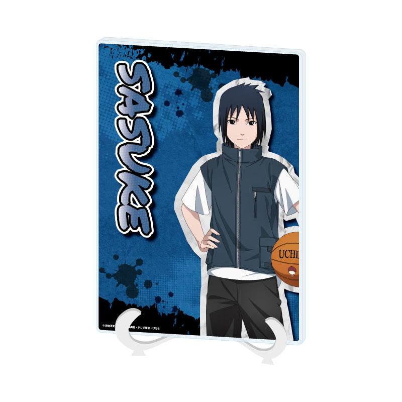 アクリルアートボード A5サイズ NARUTO-ナルト- 疾風伝 04 うちはサスケ ストリートファッションVer.(描き下ろしイラスト)【予約商品】