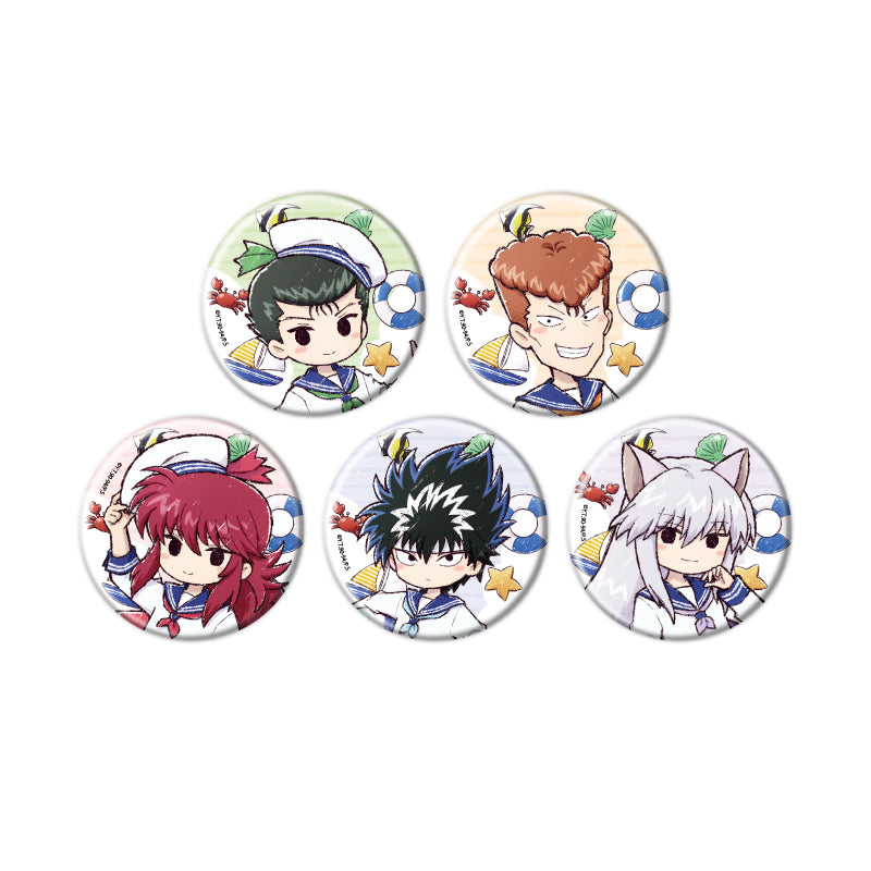 【Box/5】缶バッジ 幽☆遊☆白書 37 マリンVer.(グラフアートイラスト)【予約商品】