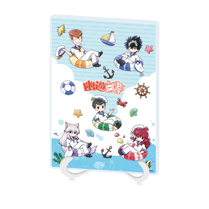 アクリルアートボード A5サイズ 幽☆遊☆白書 13 集合デザイン マリンVer.(グラフアートイラスト)【予約商品】