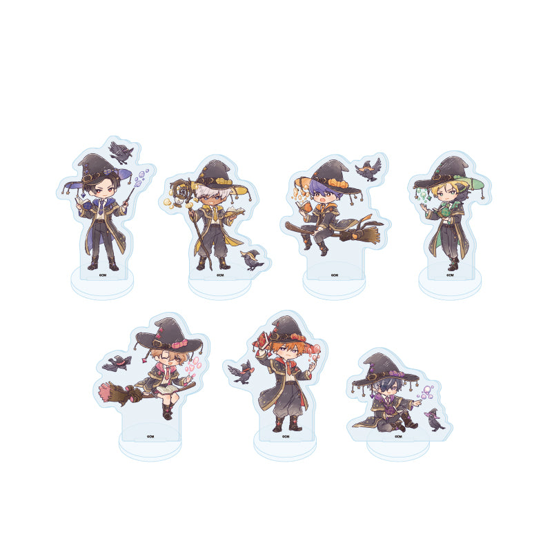 【Box/7】アクリルぷちスタンド Obey Me! Nightbringer 24 魔法使いVer.(レトロアートイラスト)【予約商品】