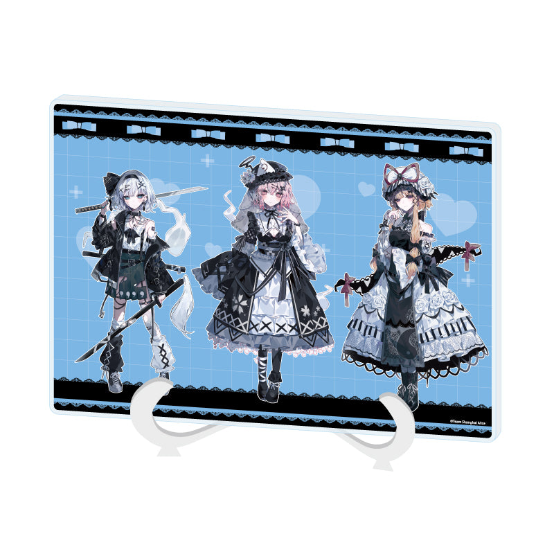 アクリルアートボード A5サイズ 東方Project 02 妖夢&幽々子&紫 病み