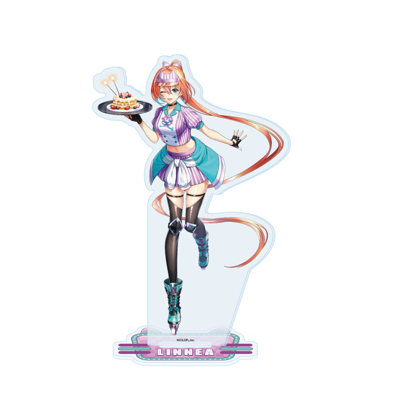 アクリルスタンド 白猫プロジェクト 52 リネア ダイナーVer.(描き下ろしイラスト)【予約商品】