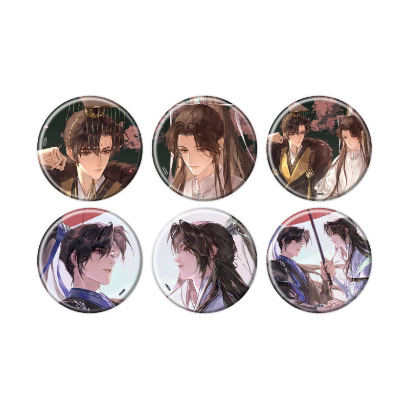 【Box/6】缶バッジ 二哈と彼の白猫師尊 14 七夕Ver.(描き下ろしイラスト)【予約商品】