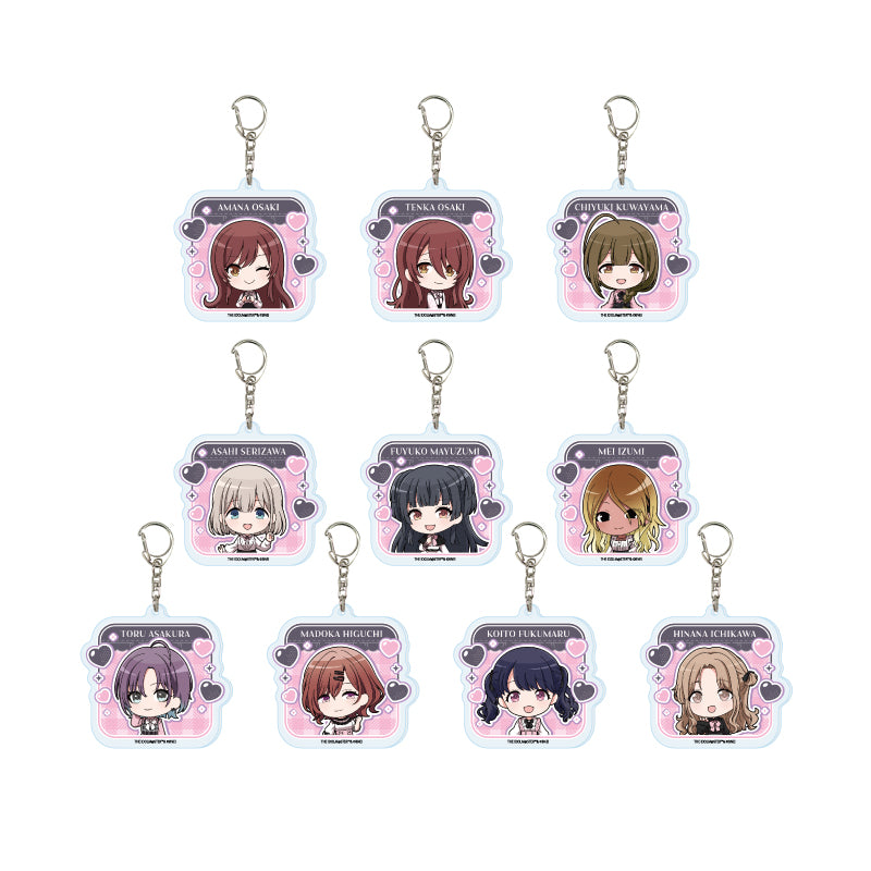 【Box/10】アクリルキーホルダー アイドルマスター シャイニーカラーズ 04 ダークガーリーファッションVer.(ミニキャライラスト)【予約商品】