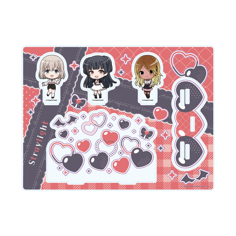 アクリルジオラマ アイドルマスター シャイニーカラーズ 15 283プロ ストレイライト ダークガーリーファッションVer.(ミニキャライラスト)【予約商品】