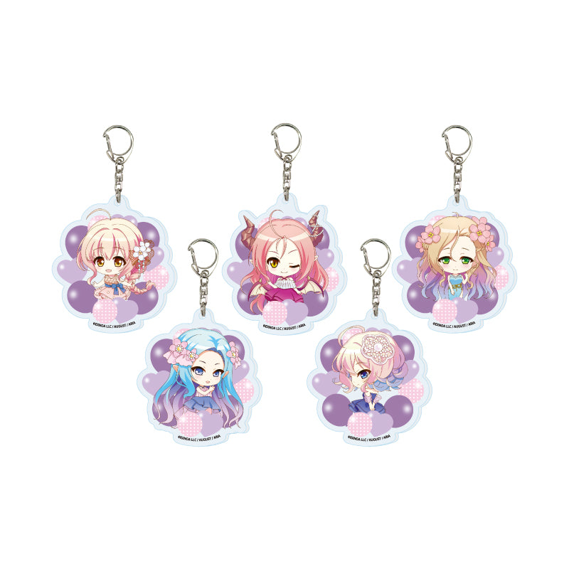 【Box/5】アクリルキーホルダー あいりすミスティリア!-少女のつむぐ夢の秘跡- 05 パーティードレスVer.(ミニキャライラスト)【予約商品】
