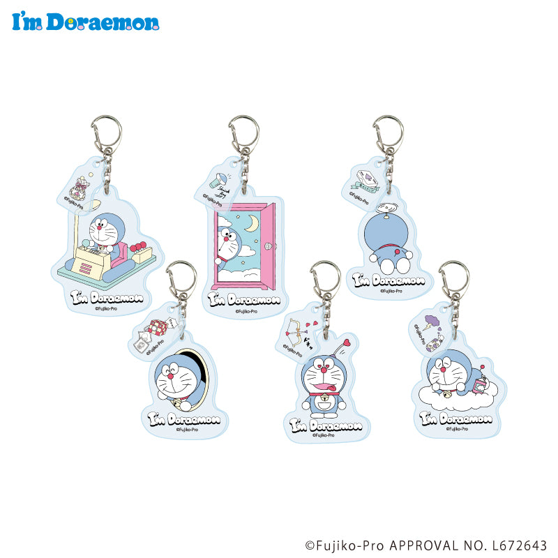 【Box/6】パーツ付きアクリルキーホルダー I'm Doraemon 03【予約商品】