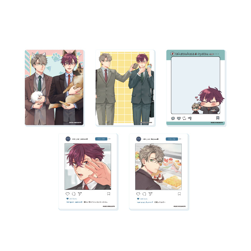 【Box/5】アクリルカード リラクトコミックス10周年記念フェア 02 俺の上司がエリートなのにヘタレかわいい(既存&描き下ろしイラスト)【予約商品】