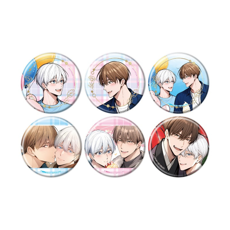 【Box/6】缶バッジ アンタは俺のオメガだろ 01 公式&描き下ろしイラスト【予約商品】