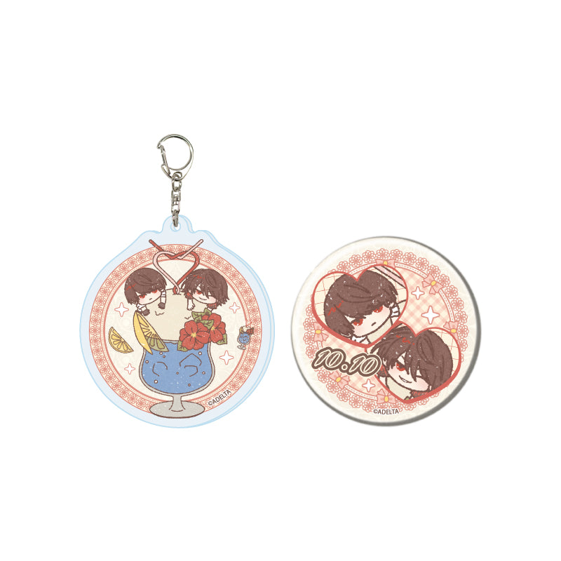 アクリルキーホルダー&缶バッジセット 大穢 04 大崎×静馬 2026(グラフアートイラスト)【予約商品】