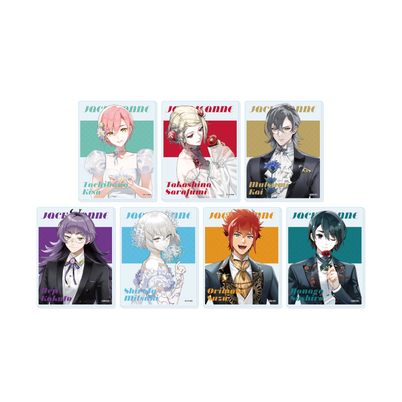 【Box/7】アクリルカード ジャックジャンヌ 09 フォーマル+花Ver.(描き起こしイラスト)【予約商品】