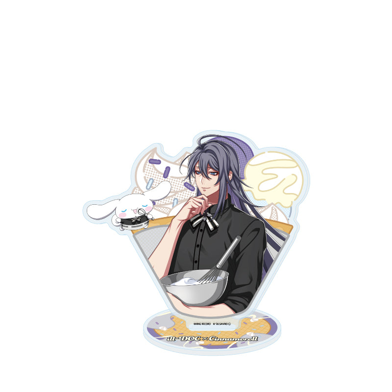 アクリルスタンド ヒプノシスマイク SANRIO NAKAYOKU EDIT 28 神宮寺寂雷×シナモロール(コラボイラスト)【予約商品】