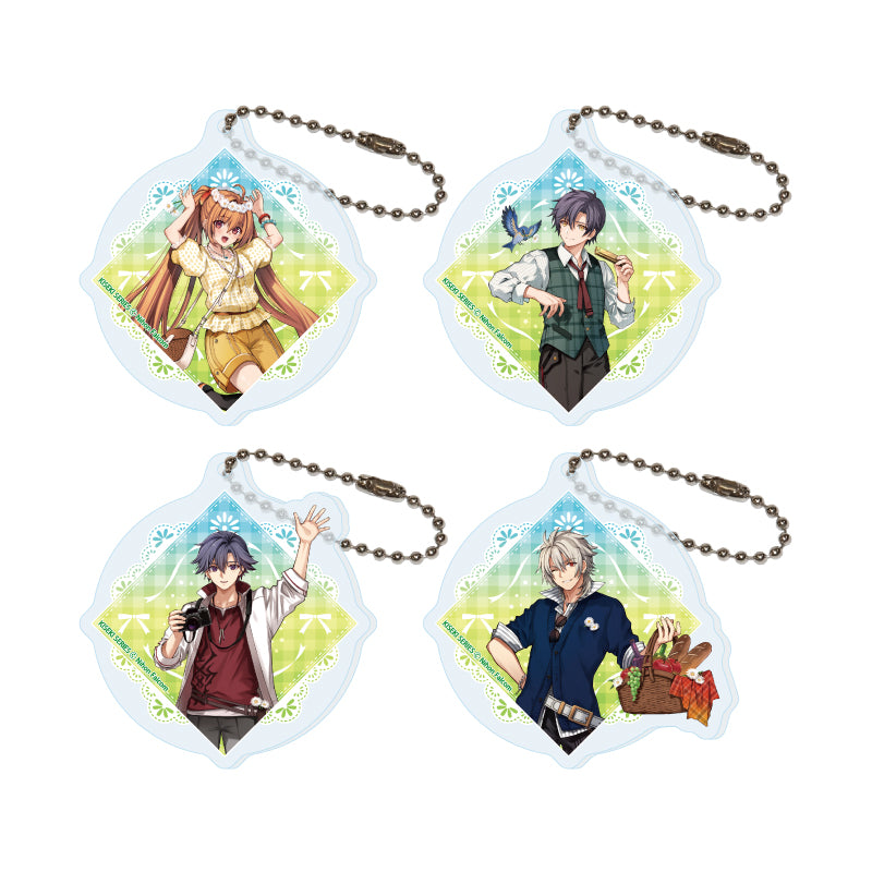 【Box/4】アクリルキーホルダー 軌跡シリーズ 01 ピクニックVer.(描き起こしイラスト)【予約商品】