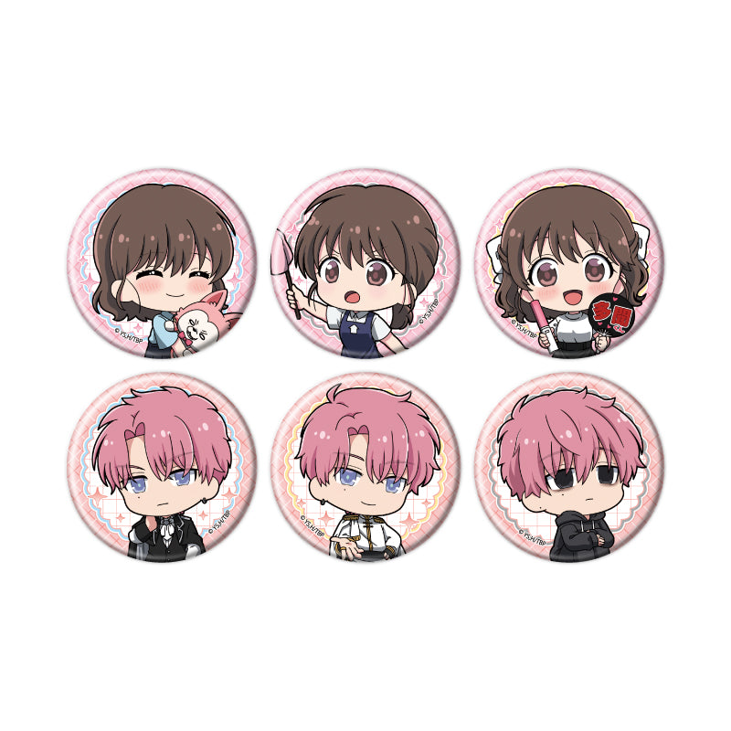 【Box/6】缶バッジ 多聞くん今どっち!? 04 ミニキャライラスト【予約商品】