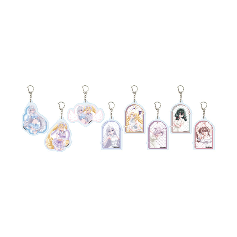 【Box/8】アクリルキーホルダー 死亡遊戯で飯を食う。 02 公式&描き下ろしイラスト【予約商品】