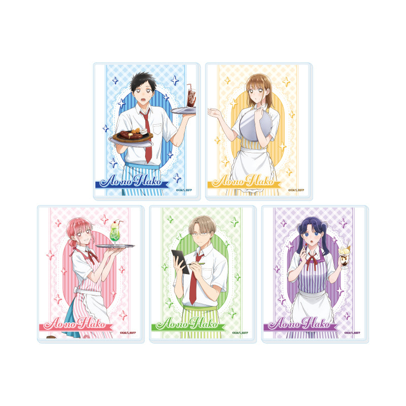 【Box/5】アクリルカード アオのハコ 02 エプロンVer.(描き下ろしイラスト)【予約商品】